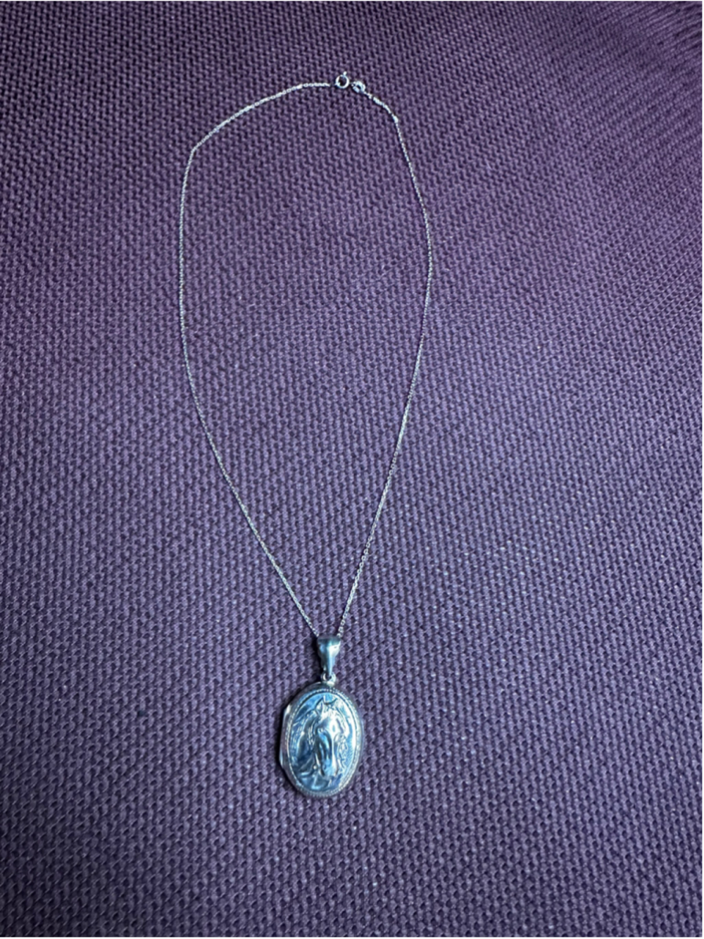 Sterling Silver Horse Locket Necklace